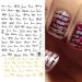 Manicure Sliders Charms DIY Nail Stickers Black Gold Silver Letters Valentine Design(CB-111 Gold) - Buy Online on GoSupps.com