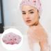 Lurrose Double Layer Waterproof Strawberry Printed Shower Cap - Fast Dry Hair Hat for Home Spa - Buy Online on GoSupps.com