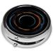Mysterious Cosmic Black Holes Round Pill Box - 3 Compartment Travel Organizer for Easy Medication Management - Buy Online on GoSupps.com