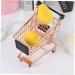 FRCOLOR Rose Gold Makeup Products Storage Rack & Trolley | Trendy Iron Clothes Drying Cart - 12x10.5x8 CM - Shop Internationally - Buy Online on GoSupps.com