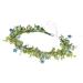 DreamLily White Baby's Breath and Eucalyptus Flower Crown Headpiece - Boho Hair Wreath - DFS18 - Buy Online on GoSupps.com
