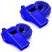 Hipat Whistle with Lanyard 2 Packs Blue Plastic Whistles Extra Loud Sports Whistles Great for Coach Referee Basketball Lifeguard Survival classic style