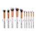 Premium JUN_L 10 Pieces Marble Makeup Brush Set | Synthetic Kabuki Foundation Blush & Eye Shadow Brushes | International Shipping Available - Buy Online on GoSupps.com