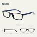 Opulize Blue Light Filter Glasses - Narrow Frame Anti-Reflective Spring Hinges for Better Sleep - B9 +0.00 Diopters - Black/Pink for Men - Buy Online on GoSupps.com