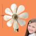 Shiny Pearl Daisy Hair Clips - 2pc Set | Jewels Flower Hair Accessories - Buy Online on GoSupps.com