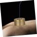 Healvian 3pcs Moxibustion Box Tool | Pure Copper Ai Box Massage Instrument - 8x8cm - Golden - Buy Online on GoSupps.com