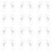 Healvian 20 pairs of glasses silicone-nose pads air chamber silicone screwable glasses pads silicone glasses nose covers air chamber made of silicone glasses nose pad pebble gel glass glasses