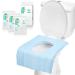 Disposable Toilet Seat Cover,30 Packs Toilet Seat Covers Disposable Extra Large Waterproof,for Adults,Kids Toddlers Potty Training,Individually Wrapped Mats 16x24inch,Travel Accessories 30 PCS