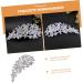 HAPINARY Side Comb Wedding Headband White Pearl Headband White Headbands Wedding Hair Comb Bridesmaid Hair Accessories Tiara Bride Accessories Hair up Rhinestone Banquet Prom - Buy Online on GoSupps.com