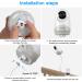 Flexible Baby Monitor Holder for HelloBaby HB65/HB66/HB40/HB248/VTimes VT302 - Secure Camera Mount for Cot - Compatible Stand for Hello Baby Video Monitor - Buy Online on GoSupps.com