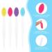 6 Pcs Retractable Lip Scrub Brushes | Double-Sided Mini Silicone Exfoliating Lip Makeup Brushes with Cap - Buy Online on GoSupps.com