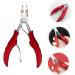 minkissy Nail Painting Tools 1pc Nail Clippers Pedicure Nail Kit Manicure Kit Nail Art Tools Kit Set Nail Scissors Nail Pliers Nail Supply Nail Clamp Groove Clamp Dead Skin Red Metal 13.8x6.8cm Red - Buy Online on GoSupps.com