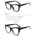 Yogo Vision Blue Light Blocking Glasses - 3 Pack - Computer Glasses - Blue Light Protection - Anti-Glare Reduces Eye Strain - Blue Light Glasses For Screens - Blue Blocker Glasses