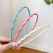 amangul Candygirl HeadBands for Girl Wavy HeadBand for Kid Thin Headband Slip Candy Color Headband Plastic Hair Hoop(Yellow) - Buy Online on GoSupps.com