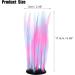 VOCOSTE Silicone Glowing Aquatic Artificial Seaweed Aquarium Kelp Pink - Buy Online on GoSupps.com
