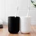 Digjobk Black Toothbrush Mug - Stylish Bathroom Holder for Toothbrushes & Toothpaste | Ideal for Home Travel & Camping - Buy Online on GoSupps.com