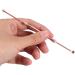 3pcs Stainless Steel Earpick Set - Double Ended Wax Remover & Cleaner Curette Spoon - Buy Online on GoSupps.com