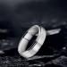 JEROOT Titanium Magnetic Lymphatic Drainage Ring 3500 Gauss Strength for Weight Loss & Arthritis Relief - 19.76mm Sliver - Buy Online on GoSupps.com