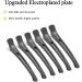 Professional Hair Clips for Styling Sectioning Non Slip No-Trace Duck Billed Hair Clips with Silicone Band Salon and Home Hair Cutting Clips for Women Men 6 White - Buy Online on GoSupps.com
