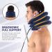 SI WEI Inflatable Cervical Neck Traction Device - Adjustable Neck Stretcher for Instant Pain Relief and Decompression - Blue - Buy Online on GoSupps.com