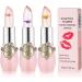 LOPHE Clear Flower Jelly Lipstick 3Pcs Magic Temperature Color Change Lip Balm Long Lasting Moisturizing Lip Gloss Set Nutritious Crystal Lip Stick Makeup Set Great Gift for Women and Girl 3 Pcs - Buy Online on GoSupps.com