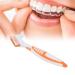 Denture Cleaning Brush, Hygiene Denture Cleaner Set for Denture Care, Denture Toothbrush Denture Cleanser Tool for False Teeth Cleaning