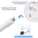 Flexible White Gooseneck Baby Monitor Mount for Motorola, Owlet, VAVA, Arlo & More - No Tools or Wall Damage Required - Buy Online on GoSupps.com