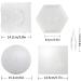 Faxco 6-Pack Large Clear Plastic Fuse Beads Boards Set for DIY Craft - Includes 6 Boards, Ironing Paper, and Tweezers - Buy Online on GoSupps.com