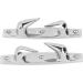 2pcs 4.69in 316 Stainless Steel Boat Bow Chocks - Marine Yacht Mooring Cleats - Buy Online on GoSupps.com