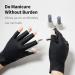 UV Gloves for Gel Manicures - Fingerless UPF50+ Protection for Nail Lamps - All-Black Silicone Design - Buy Online on GoSupps.com
