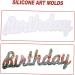KONTONTY 1pc Crystal Epoxy Mold Ornament Home Decor Welcome Sign Resin Molds Silicone Mold Letter Signage As Shown 30X7.6X1.2CM - Buy Online on GoSupps.com