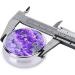 Purple Lavender Flowers Mini Round Pill Box | 3 Compartment Portable Organizer for Travel & Home - Buy Online on GoSupps.com