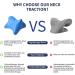 Neck and Shoulder Tension Relief - Cervical Spine Traction Device & Chiropractic Pillow for Pain Relief - Buy Online on GoSupps.com