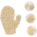 POPETPOP Bath Rubbing Gloves Exfoliating Gloves for Shower Body Scrub Gloves Shower Gloves Shower Back Scrubber Shower Mittens Tools Exfoliating Gloves for Body Sisal Wash Gloves Frosted - Buy Online on GoSupps.com