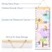MHJY Kids Growth Chart - Wooden Ruler Height Measure Wall Chart 7.9'' x 79'' Canvas Hanging Decor for Baby Girls Boys - Nursery & Toddler Bedroom Decoration with Happy Elephant Design - Buy Online on GoSupps.com