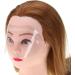 100pcs Hair Face Cover Hair Cutting Tool Barber Accessories Salon Eyeprotector As Shown 21.5*11cm - Buy Online on GoSupps.com
