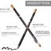 TOVINANNA Brow Pencil 8 Pcs Waterproof Sweat-proof Eyebrow Pencils with Sharpener for Women Girls Cosmetic Makeup Tools for Eyebrow Shaping and Filling 1 count (Pack of 1) Black - Buy Online on GoSupps.com