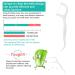 Dental Floss Sticks 240 pcs - Y-Shaped Design for Effective Dental Care | Super Thin 0.1mm Interdental Floss | 8 Pack - Buy Online on GoSupps.com