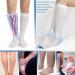 Open Toe Thrombosis Socks - Medical Compression Stockings for Varicose Veins | Class 1 Compression Knee Socks (White M) - 1 Pair - Buy Online on GoSupps.com