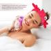 Beaupretty Women Spa Headband Set - Cute Cartoon Crab Design - Coral Fleece Headwrap in Black Red - Perfect for Makeup and Face Washing - Buy Online on GoSupps.com