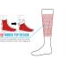 YUEDGE Moisture Wicking Knee High Ski Socks for Men - 2 Pairs, Size 6-12, Black - Buy Online on GoSupps.com