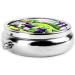 Green Dinosaur Round Pill Box - 3 Compartment Organizer for Travel | Portable Pill Storage Solution - Buy Online on GoSupps.com