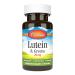 Carlson - Lutein & Greens 20 mg Vision Support & Eye Function Antioxidant 30 Vegetarian Capsules 30 Count (Pack of 1)