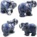 Buy Sodalite Elephant Statue - Healing Gemstone Figures & Crystal Decor - International Shipping - Buy Online on GoSupps.com