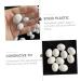 Housoutil 12pcs Bird Supply Festival Eggs Minieggs Portable Simulated Egg Xuan Feng Plastic White Parrot 1.9x1.6cm White - Buy Online on GoSupps.com