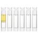 NICENEEDED 6 PACK 50ML Airless Lotion Pump Bottle Clear Vacuum Cosmetic Cream Dividing Bottle Travel Dispenser Refillable Containers for Foundation and Shampoo