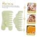Beavorty 2-Pack Jade Comb - Skin Care Tools for Face & Scalp Massage | Chinese Gua Sha Stone for Enhanced Relaxation - Buy Online on GoSupps.com