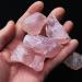 Teaching Rough Rock Raw Gemstone Fish Tank Decoration Natural Rose Quartz Minerals Specimen Pink Crystal Stones - (Color: 50g(1-5PCS)) - Buy Online on GoSupps.com