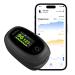 Pulsoximeters with app and bluetooth wellue pod-2w oxygen saturation measuring device finger blood oxygen measuring device fingers monitor the blood oxygen saturation and the heart rate with batteries