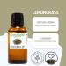 GreenHealth Lemongrass - 8 fl oz (237 ml) Glass Bottle with Cap - 100% Pure Essential Oil - Buy Online on GoSupps.com